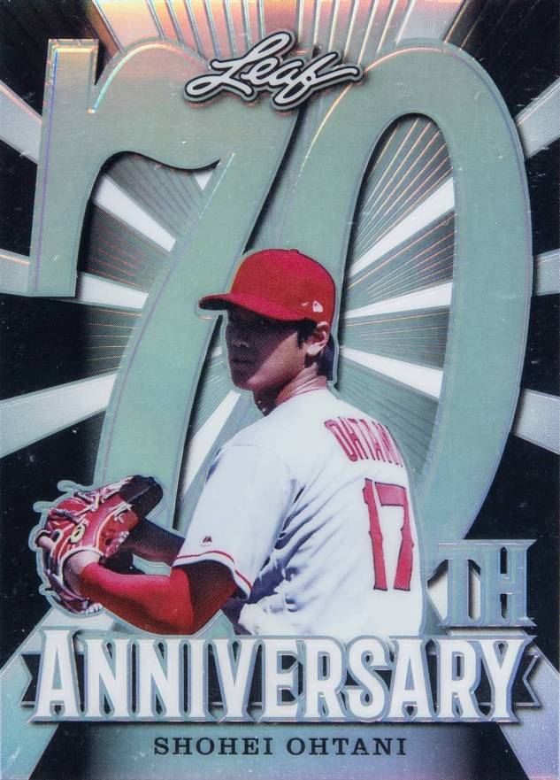 2018 Leaf 70th Anniversary Shohei Ohtani #13 Baseball Card
