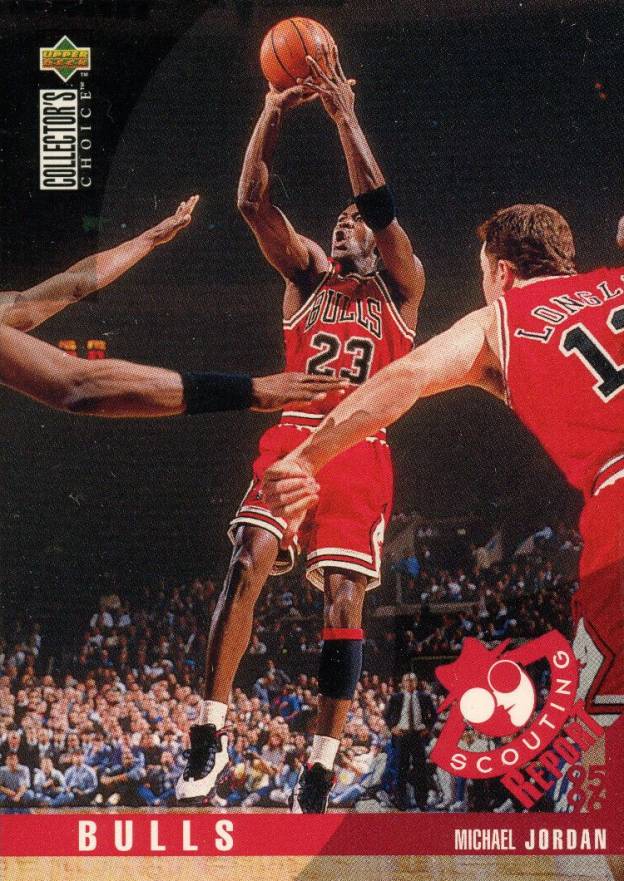 1995 Collector's Choice International Italian II Michael Jordan #114 Basketball Card