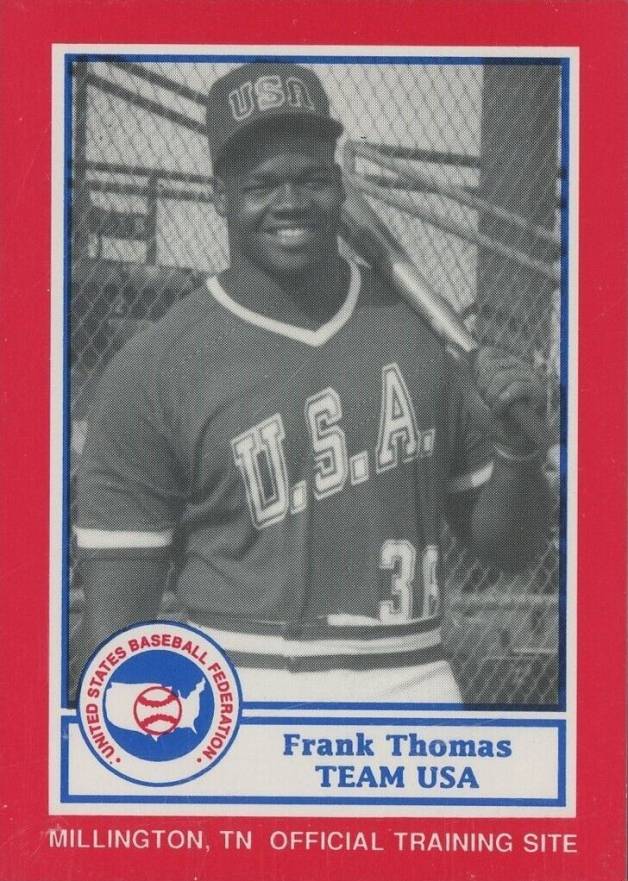 1987 Bdk Pan-Am Team USA Frank Thomas #23 Baseball Card