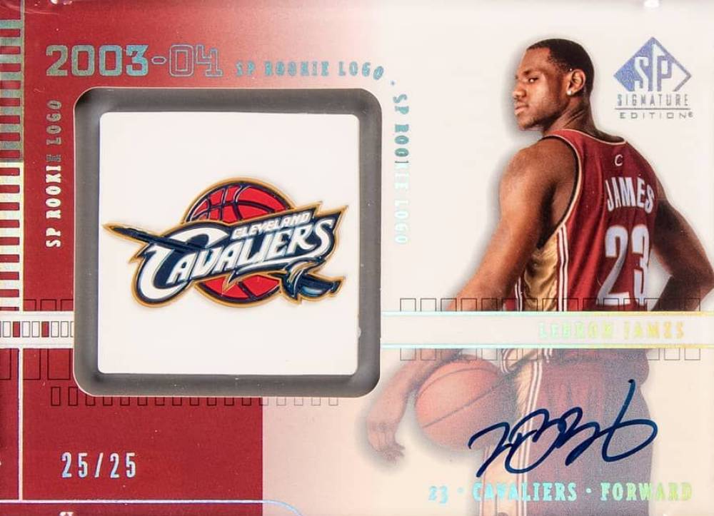 2003 SP Signature LeBron James #A101 Basketball Card