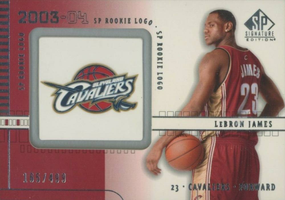 2003 SP Signature LeBron James #101 Basketball Card
