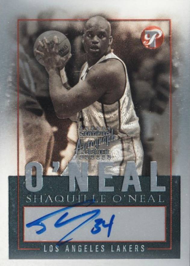 2003 Topps Pristine Personal Endorsements Shaquille O'Neal #PEASO Basketball Card
