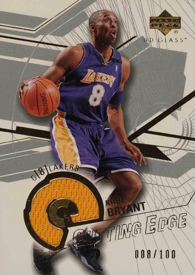 2003 Upper Deck Glass Cutting Edge Kobe Bryant #CE-KB Basketball Card