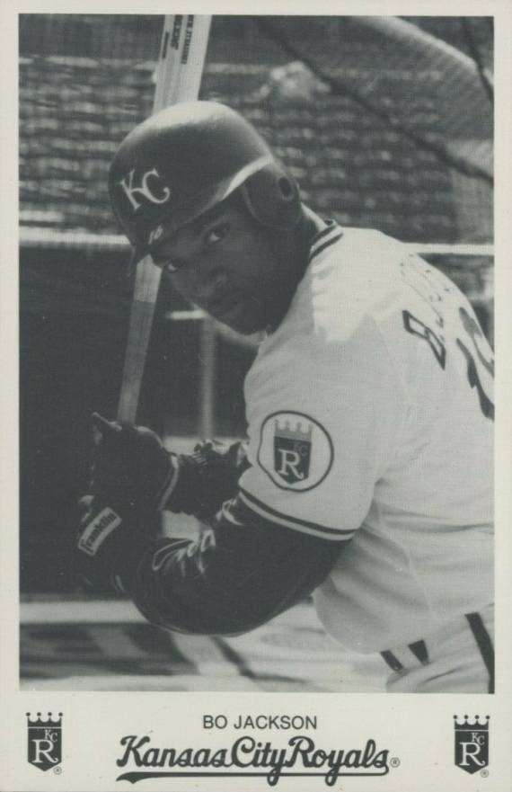 1988 K.C. Royals Team Issue Bo Jackson # Baseball Card