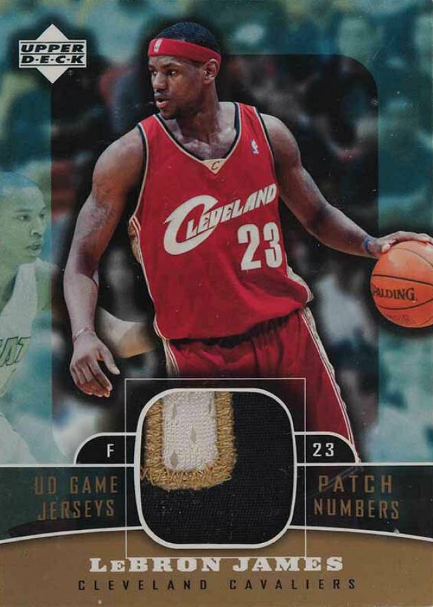 2004 Upper Deck Game Jersey LeBron James #PNULJ Basketball Card
