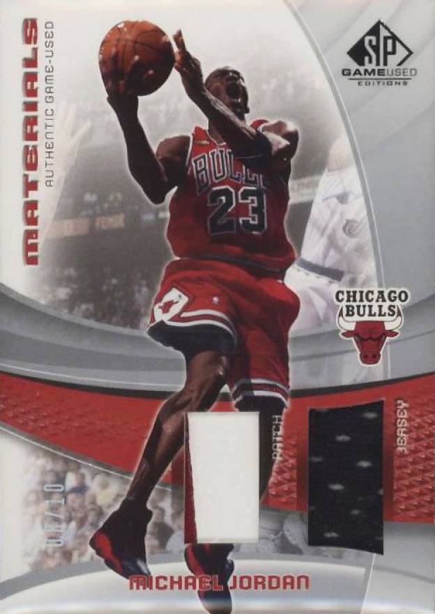 2005 SP Game Used Materials Michael Jordan #SP-MJ Basketball Card