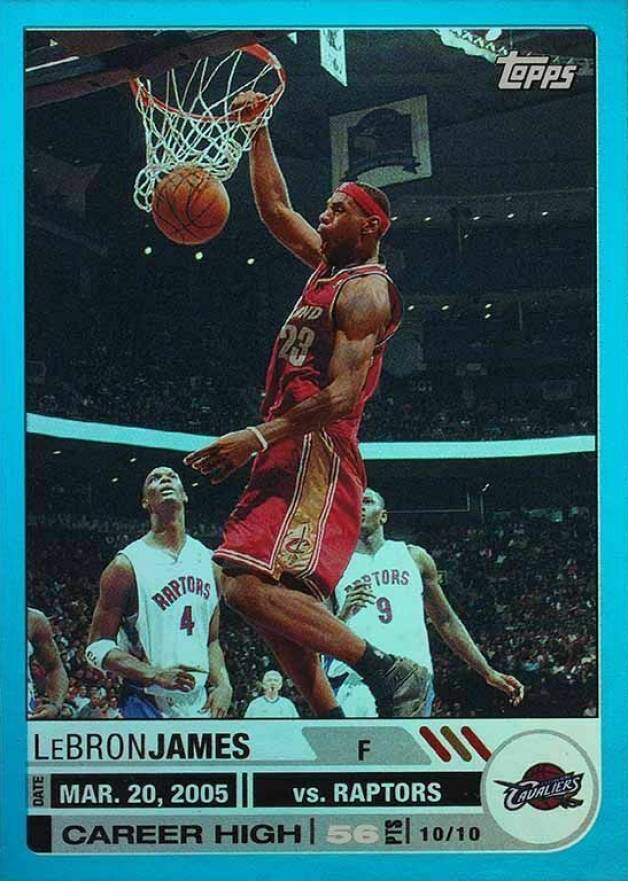 2005 Topps Big Game LeBron James #23 Basketball Card