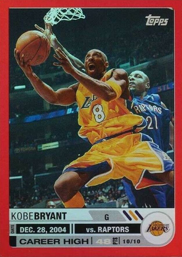 2005 Topps Big Game Kobe Bryant #99 Basketball Card
