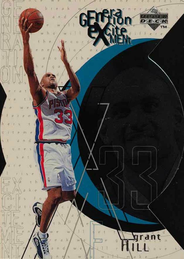 1996 Upper Deck Generation Excitement Grant Hill #G5 Basketball Card
