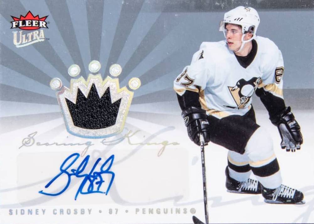 2005 Ultra Scoring Kings-Autograph Jersey Sidney Crosby #KAJSC Hockey Card