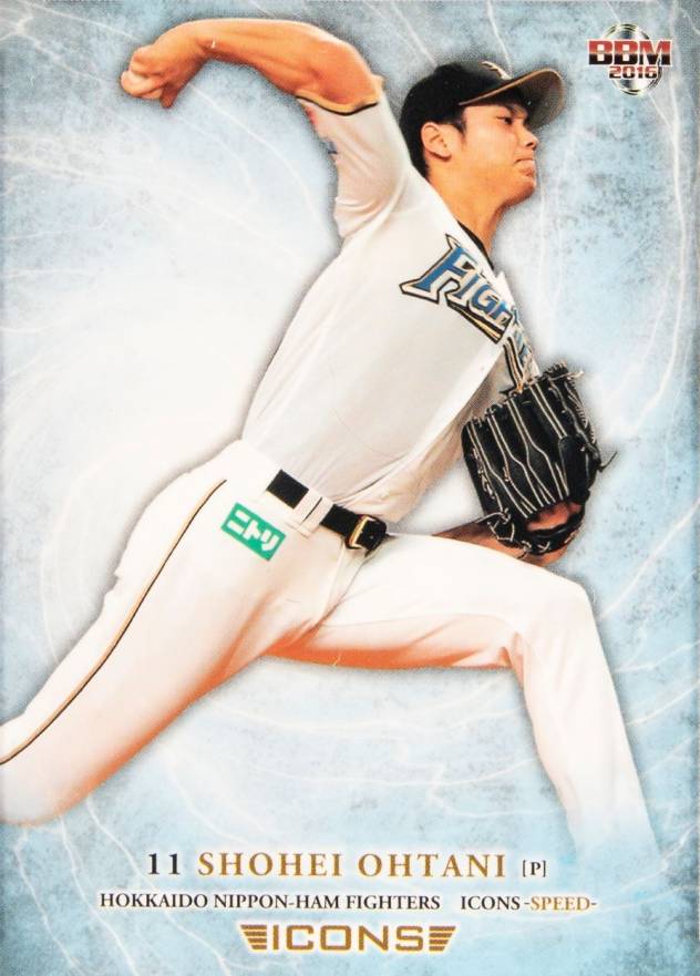2016 BBM Icons-Speed Shohei Ohtani #04 Baseball Card