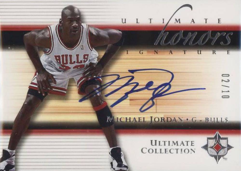 2005 Ultimate Collection Honors Signatures Michael Jordan #HS-MJ Basketball Card