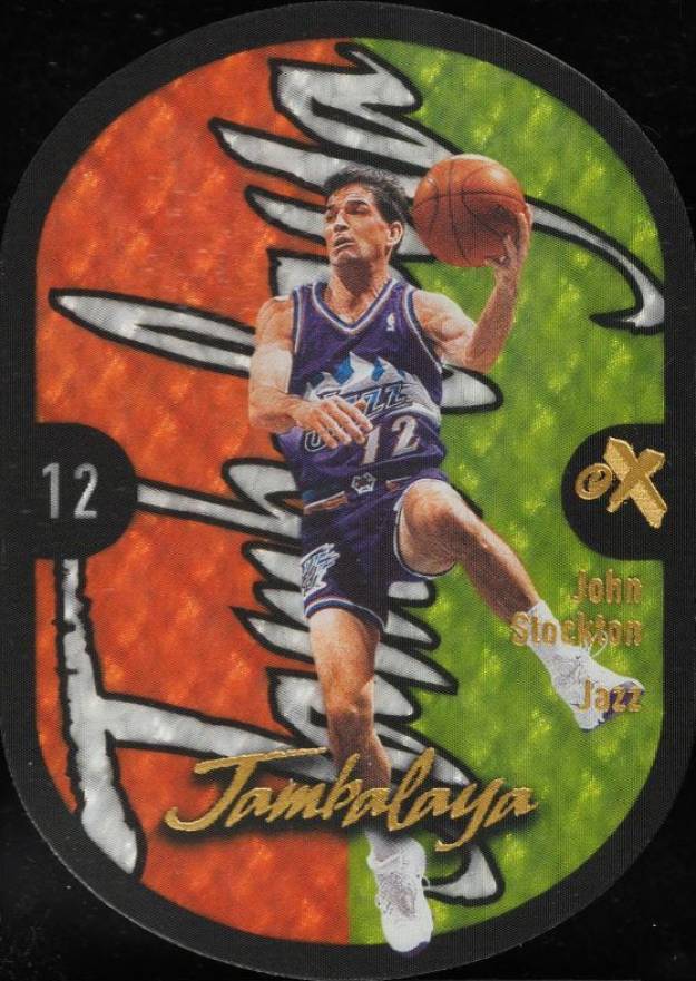 2006 Fleer E-X Jambalaya John Stockton #J-JS Basketball Card