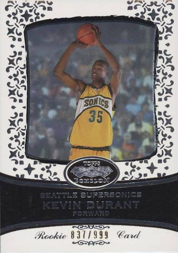 2007 Topps Echelon Kevin Durant #74 Basketball Card