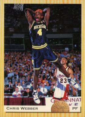 1993 Classic Draft Picks Chris Webber #1 Basketball Card