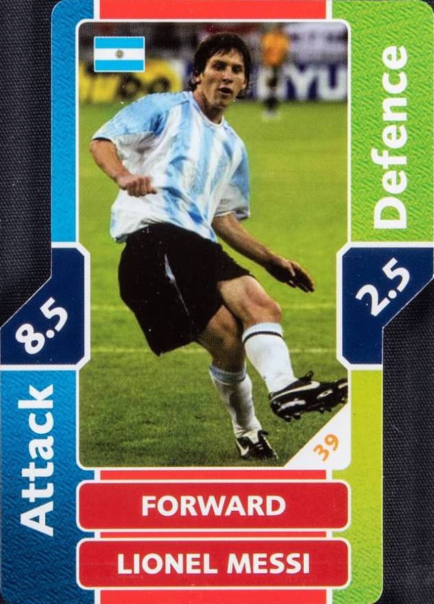 2006 Topps Match Attax World Cup Lionel Messi #39 Soccer Card
