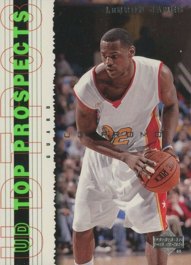 2003 Upper Deck Top Prospects LeBron James #P3 Basketball Card