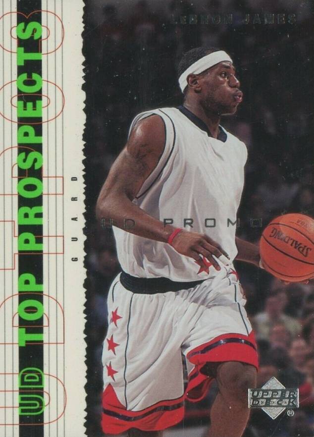 2003 Upper Deck Top Prospects LeBron James #P2 Basketball Card