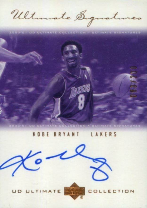 2000 Ultimate Collection Ultimate Signatures  Kobe Bryant #KB-B Basketball Card