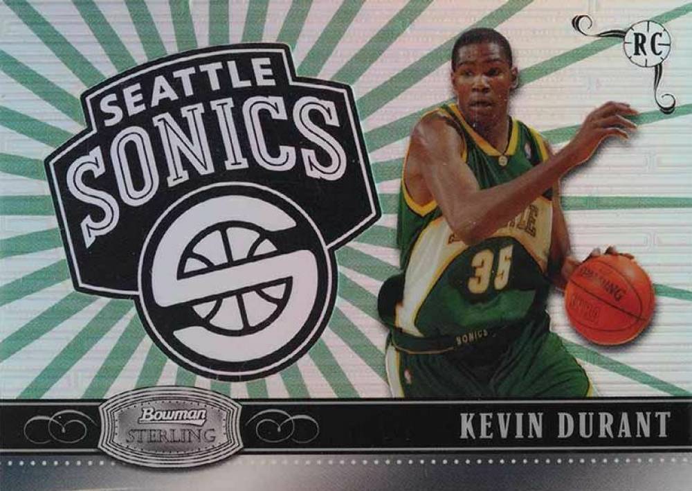 2007 Bowman Sterling Box Loaders Kevin Durant #BL10 Basketball Card
