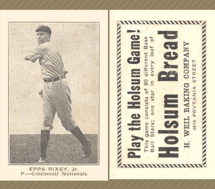1921 Holsum Bread (1921) Eppa Rixey, Jr. # Baseball Card