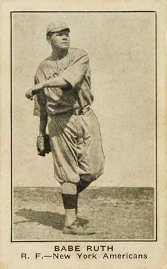 1921 Holsum Bread (1921) Babe Ruth # Baseball Card