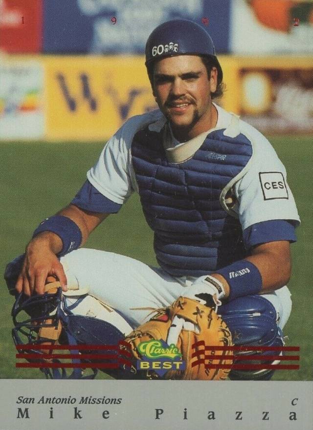 1992 Classic Best Red Bonus Mike Piazza #BC16 Baseball Card
