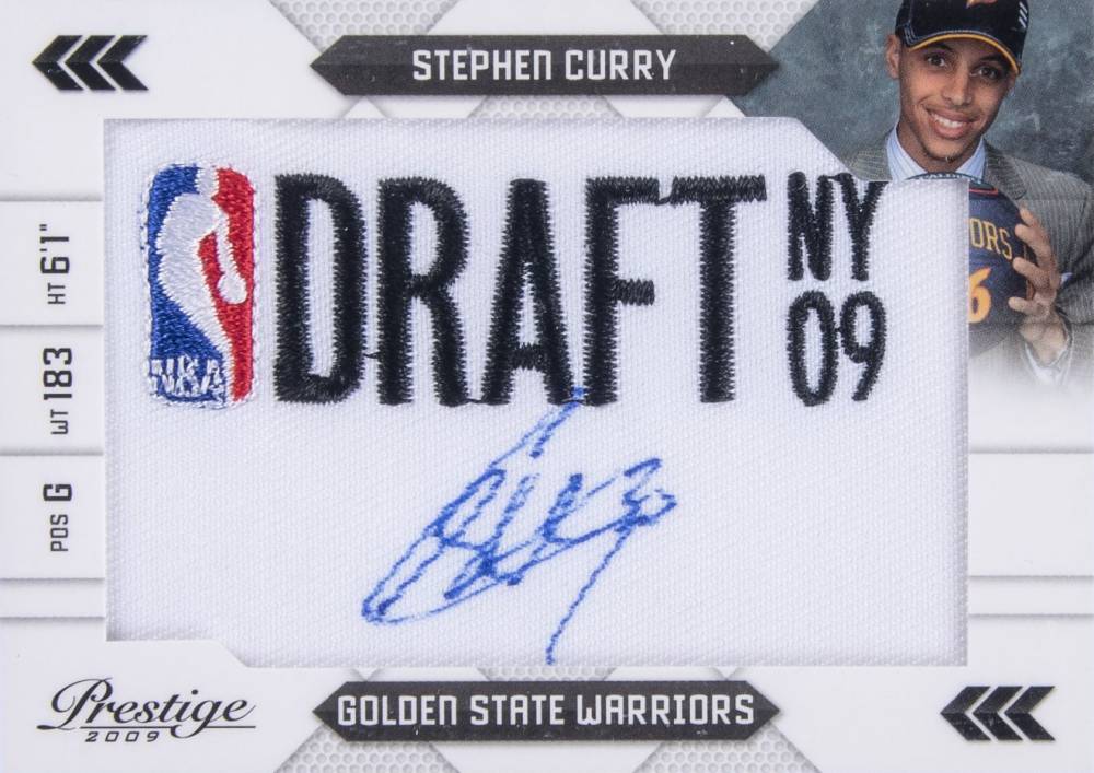 2009 Panini Prestige NBA Draft Class Stephen Curry #7 Basketball Card