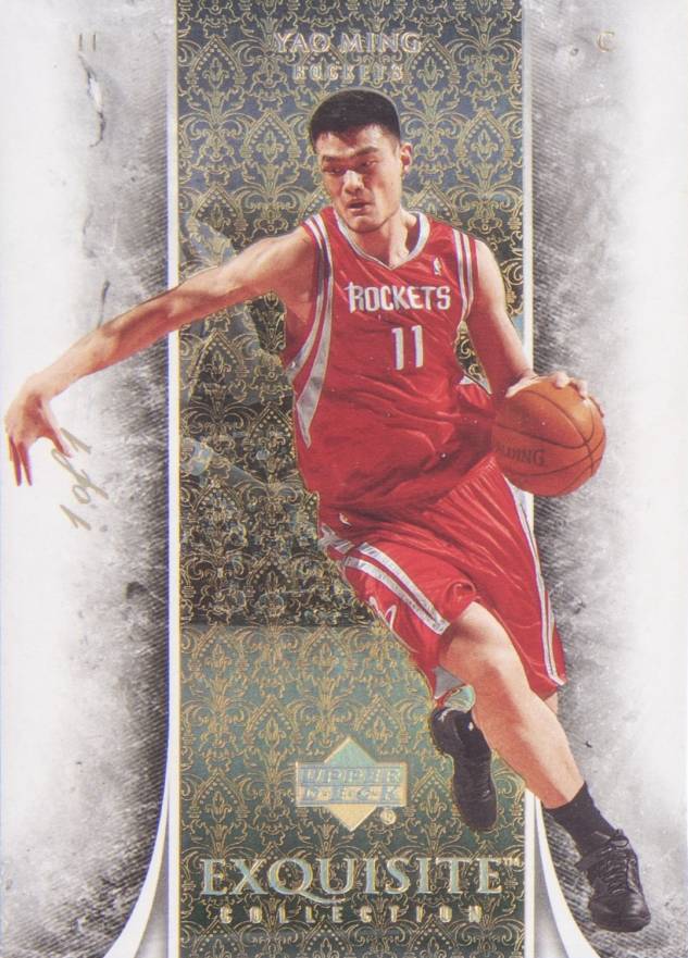 2005 Upper Deck Exquisite Collection Yao Ming #14 Basketball Card