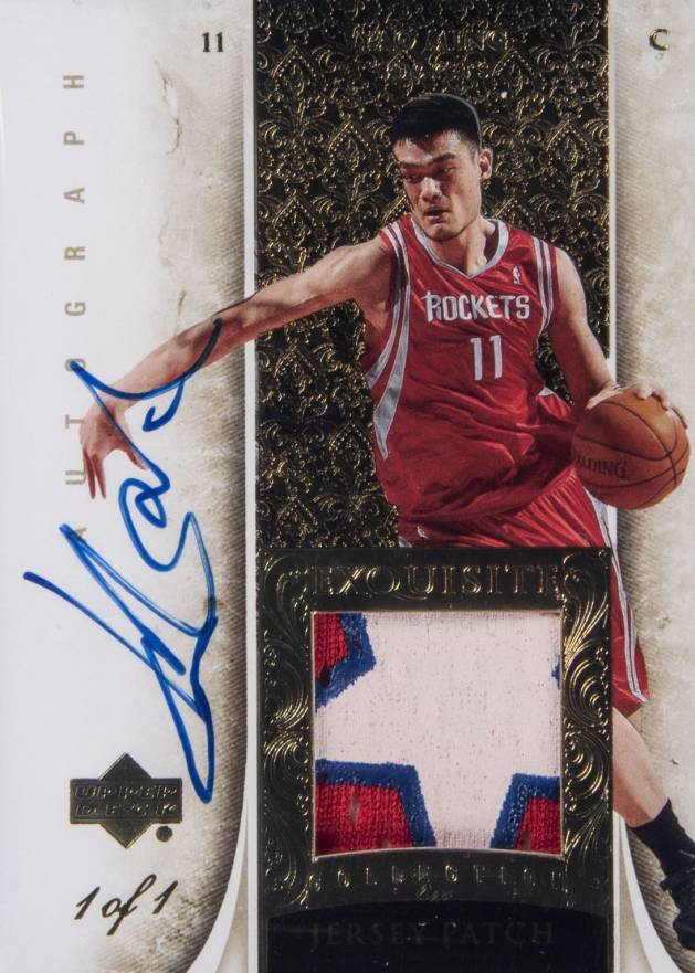 2005 Upper Deck Exquisite Collection Yao Ming #14-AP Basketball Card