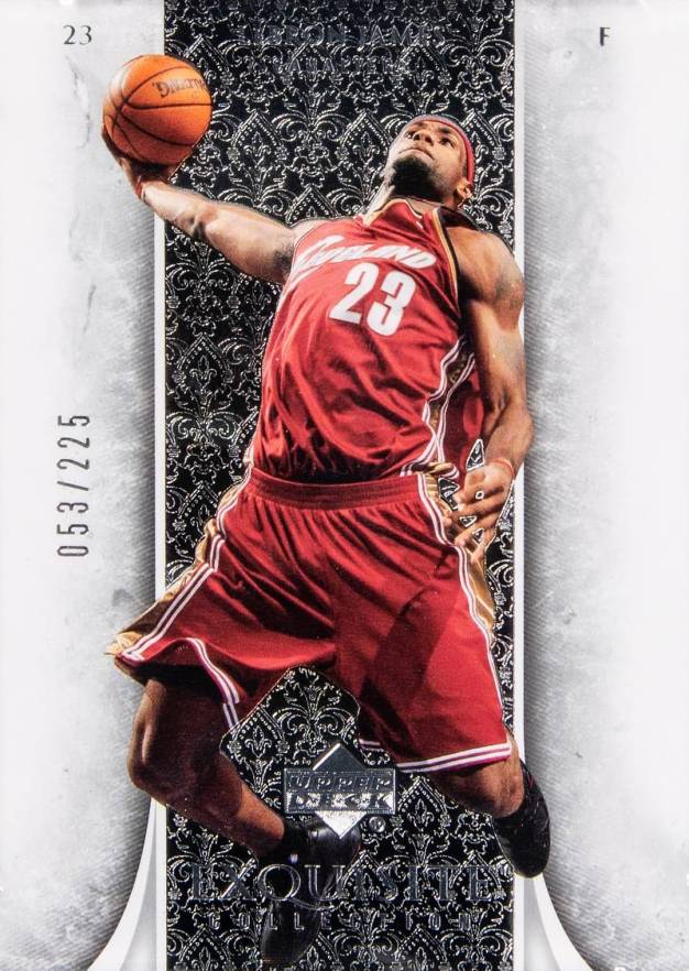 2005 Upper Deck Exquisite Collection LeBron James #6 Basketball Card