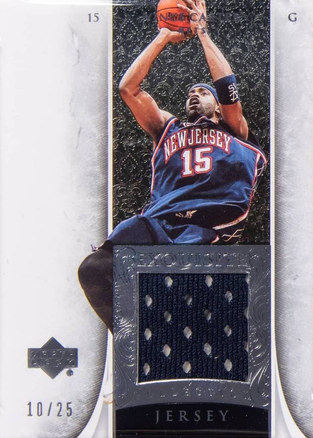 2005 Upper Deck Exquisite Collection Vince Carter #23-J Basketball Card
