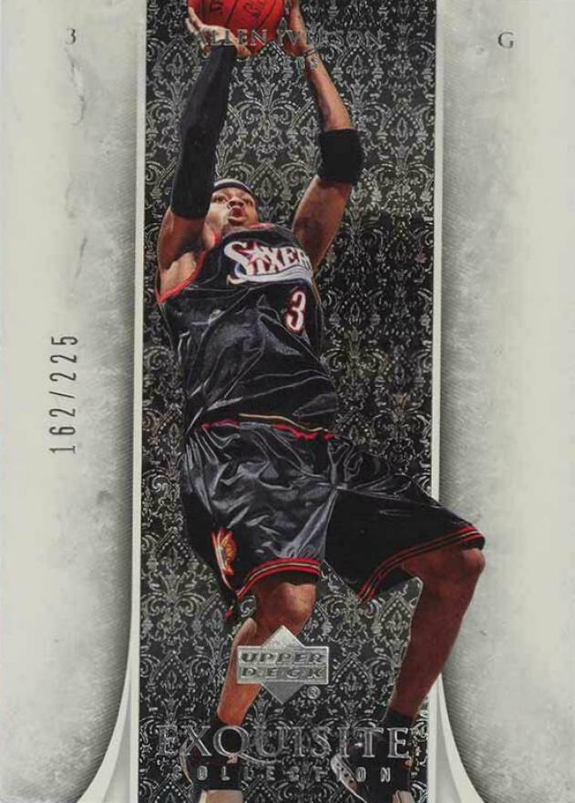 2005 Upper Deck Exquisite Collection Allen Iverson #30 Basketball Card