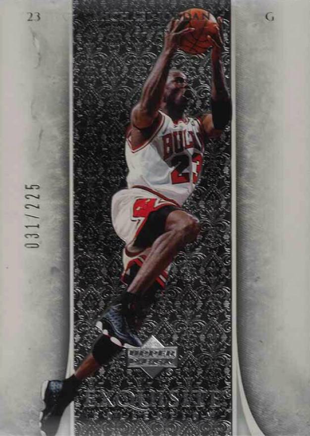 2005 Upper Deck Exquisite Collection Michael Jordan #5 Basketball Card
