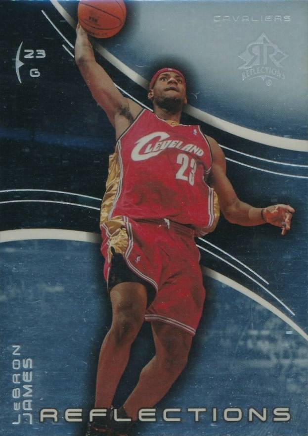 2003 Upper Deck Triple Dimensions Reflections  LeBron James #10 Basketball Card