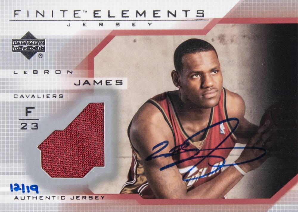 2004 Ultimate Collection Buybacks LeBron James #FJ18 Basketball Card