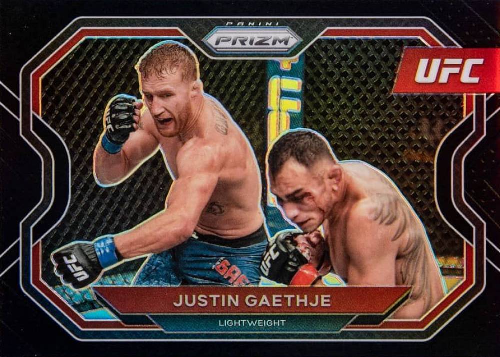 2021 Panini Prizm UFC Justin Gaethje #141 Other Sports Card