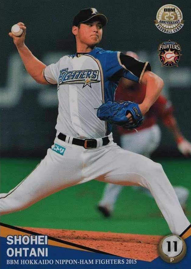 2015 BBM Hokkaido Nippon Ham Fighters Shohei Ohtani #F02 Baseball Card