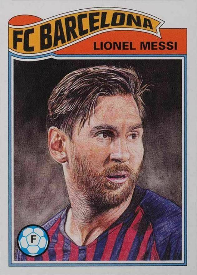 2019 Topps Living UEFA Champions League Lionel Messi #1 Boxing & Other Card