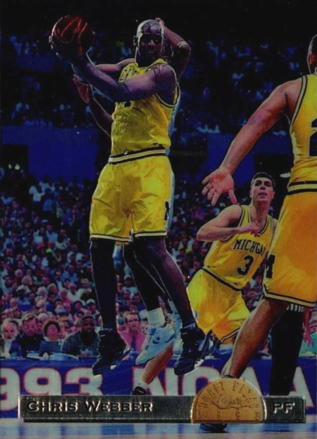 1993 Classic 4 Sport Chromium Draft Stars Chris Webber #DS40 Basketball Card