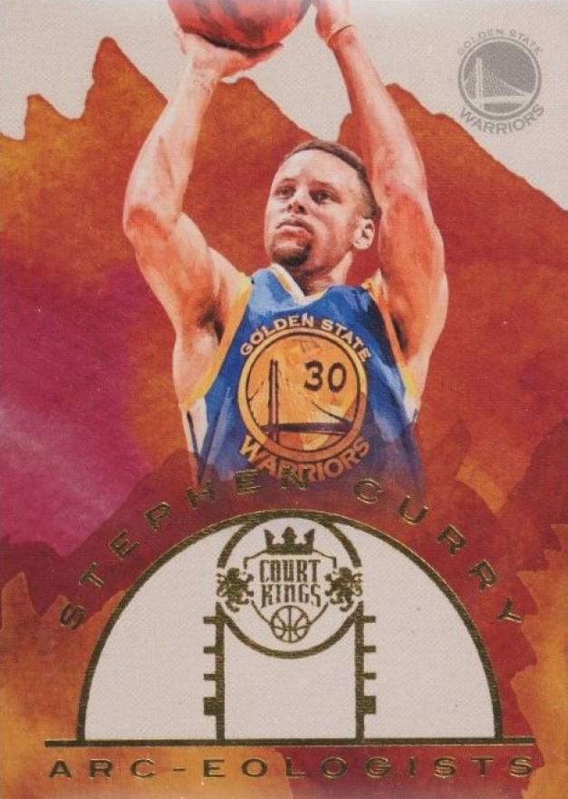 2016 Panini Court Kings Arc-Eologists Stephen Curry #1 Basketball Card