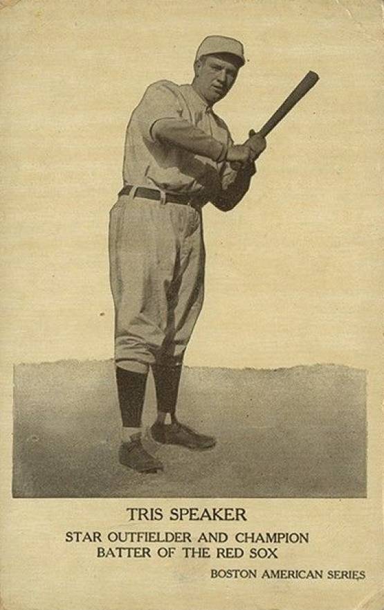 1912 Boston American Postcards Tris Speaker # Baseball Card