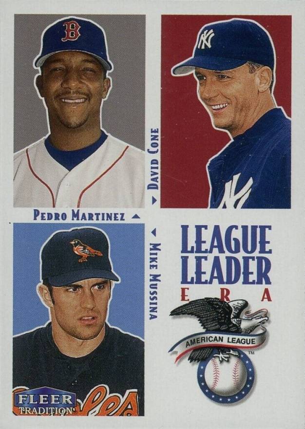 2000 Fleer Tradition American League Leaders ERA #9 Baseball Card
