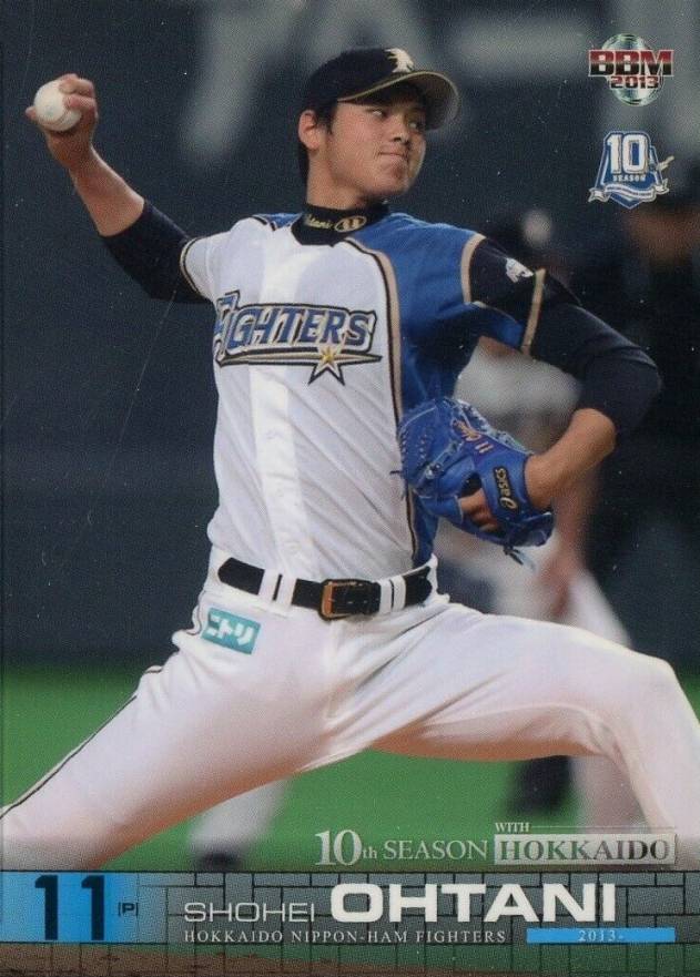 2013 BBM Fighters 10th Season With Hokkaido Shohei Ohtani #2 Baseball Card