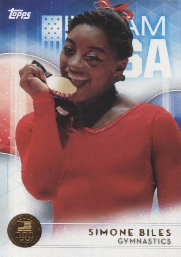 2016 Topps US Olympics & Paralympics Simone Biles #38 Other Sports Card