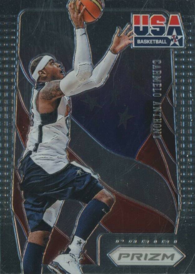 2012 Panini Prizm USA Carmelo Anthony #12 Basketball Card