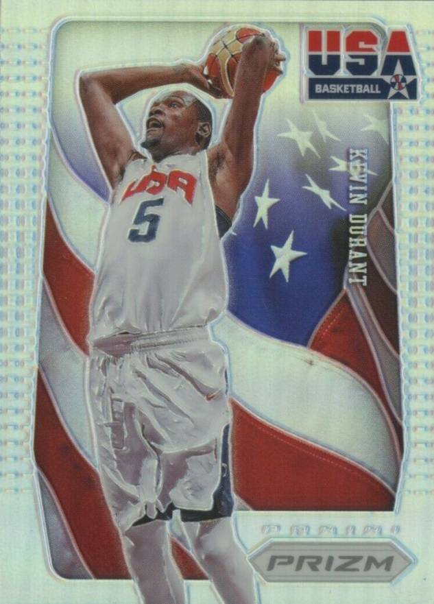 2012 Panini Prizm USA Kevin Durant #2 Basketball Card