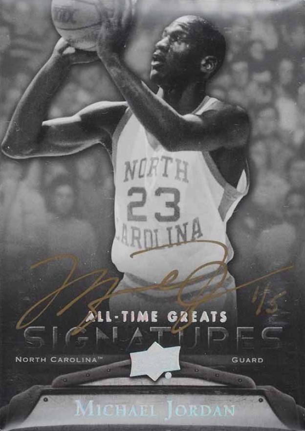 2012 Upper Deck All-Time Greats Signatures Michael Jordan #MJ2 Basketball Card