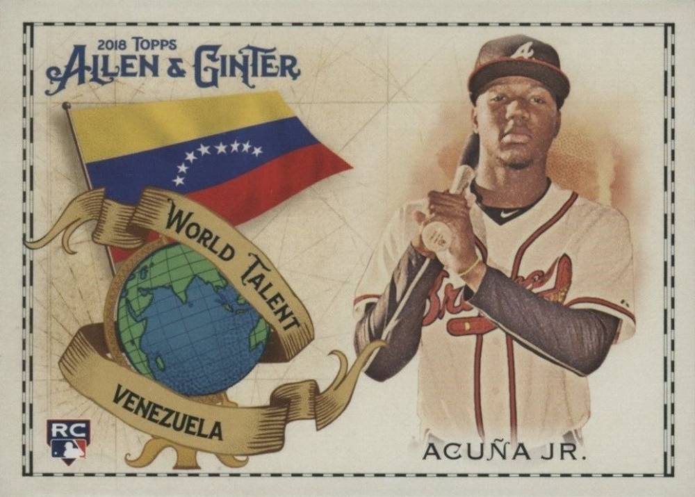 2018 Topps Allen & Ginter World Talent Ronald Acuna Jr. #WT-2 Baseball Card