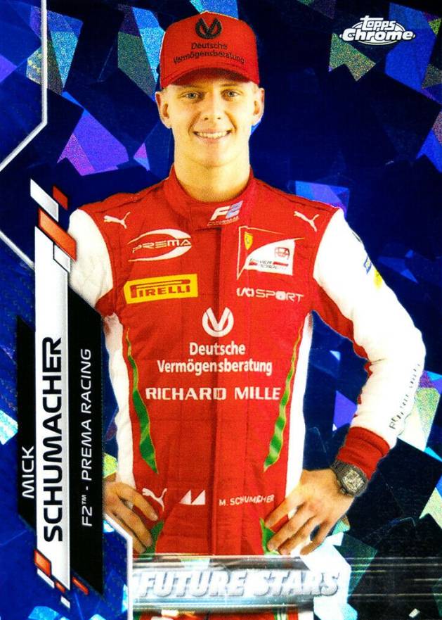 2020 Topps Chrome Formula 1 Sapphire Edition Mick Schumacher #53 Other Sports Card